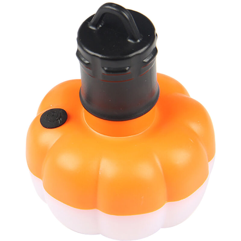 Lampe de Camping LED Portative Extérieure en Forme de Citrouille (Orange)
