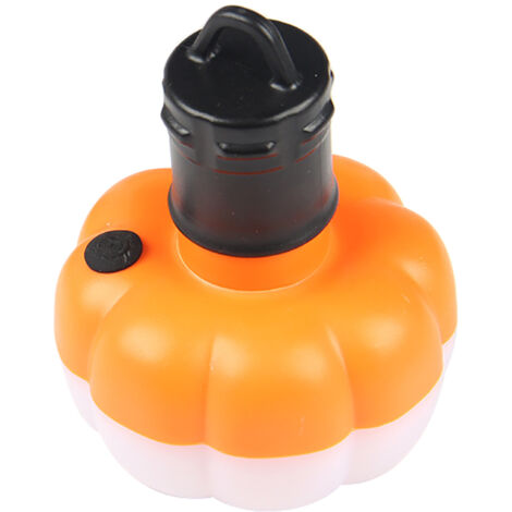 Lampe de Camping LED Portative Extérieure en Forme de Citrouille (Orange)