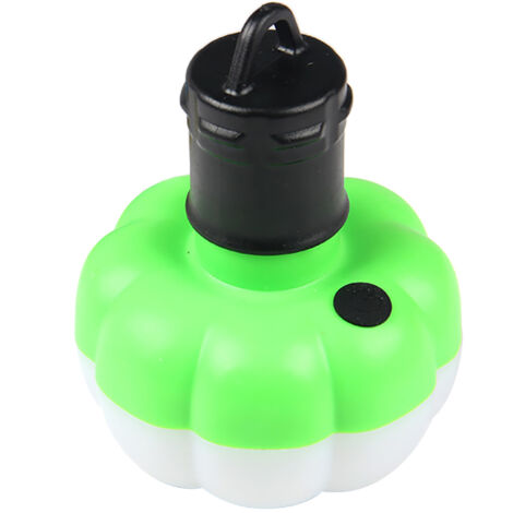 Lampe de Camping LED Portative Mini Extérieure en Forme de Citrouille (Verte)