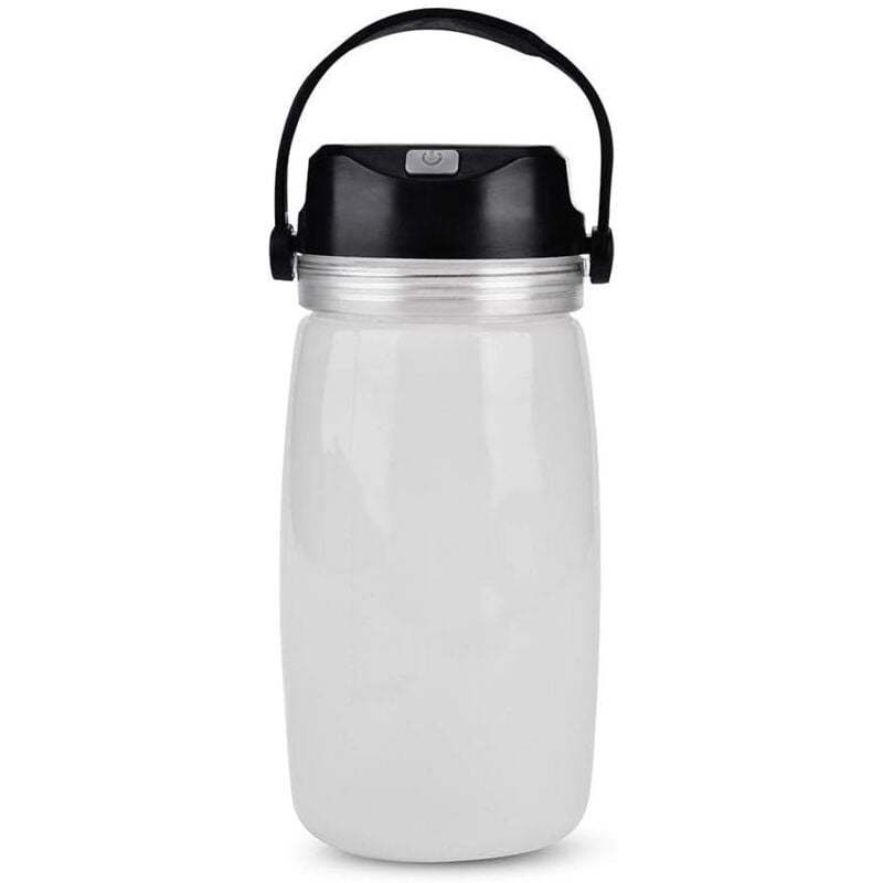 Lampe de Camping LED Rechargeable Solaire, Lanterne LED Portable de Camping Multifonctionnel Rechargeable USB Energie Solaire avec Lumineux pour