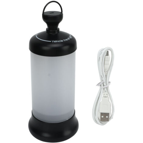 Lampe de Camping LED Rechargeable USB, 16 Perles Lumineuses, Batterie 1200MAH, Luminosité Réglable, Noir