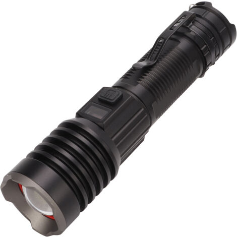 Lampe de Camping LED Rechargeable USB, Puissante et Étanche IPX4, Affichage Numérique, Alliage d'Aluminium Léger