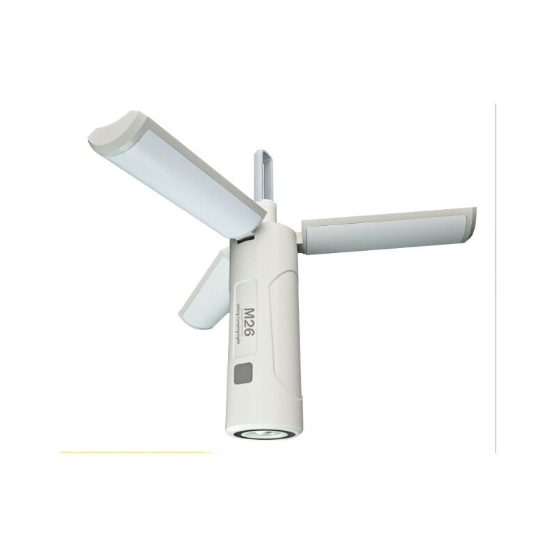 Lampe de camping multifonctionnelle, pliable, lampe de camping led, étanche IPX5, rechargeable 2000 mAh, intensité réglable en continu, lampe de