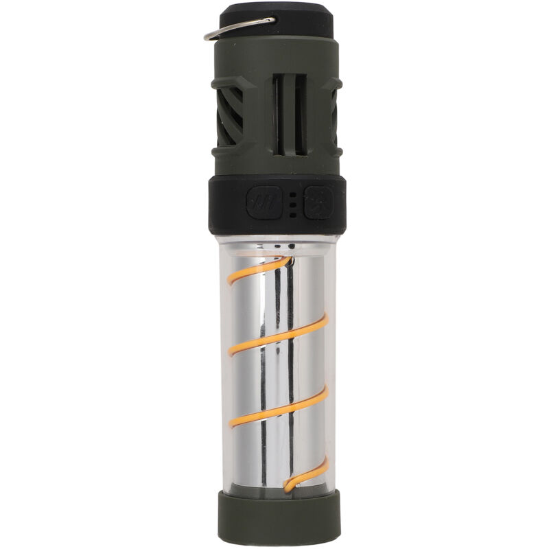 Lampe de camping portable 5 modes d'éclairage Lampe de tente étanche avec crochet de suspension Support de trépied Batterie 3000 mAh pour randonnée