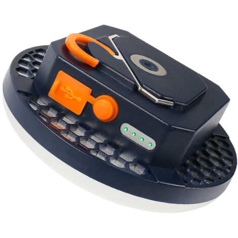 Lampe de camping portable LED rechargeable USB, lanterne lumineuse d'urgence, éclairage pour stands de rue.
