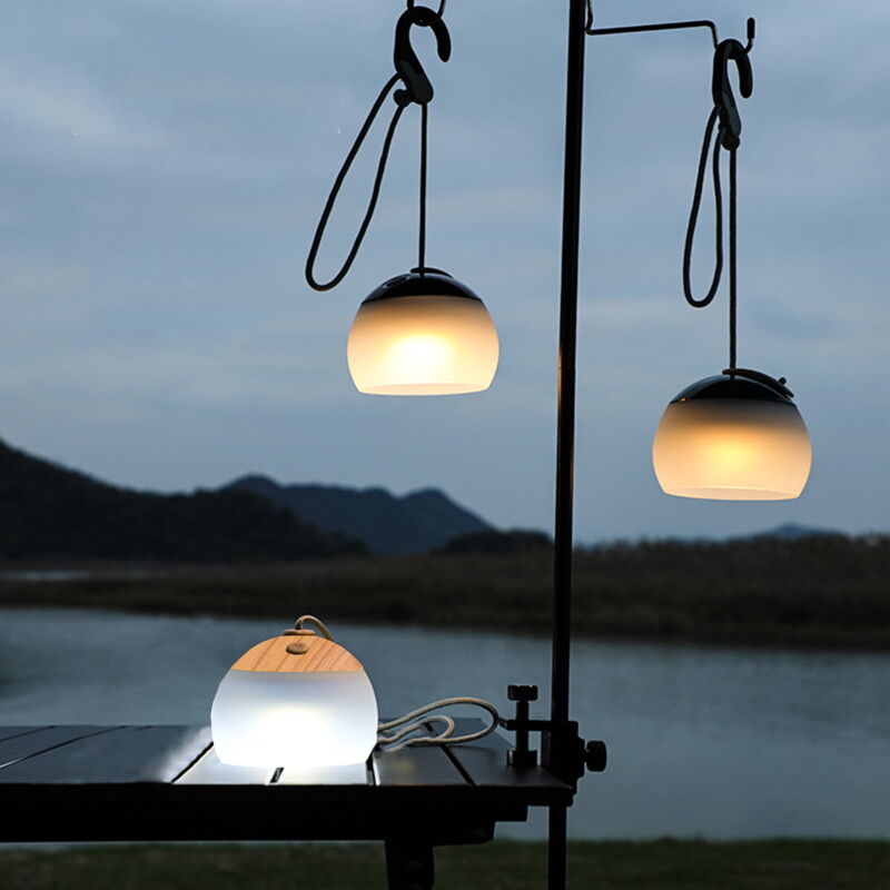 Lampe de camping portable rechargeable à led, éclairage d'urgence, éclairage de camping d'extérieur