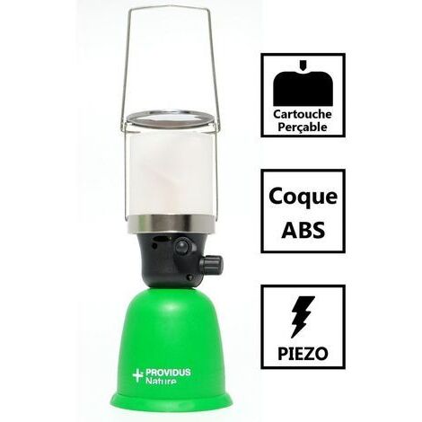 Lampe de camping PROVIDU LG200 avec Piezo LG400 - LG900