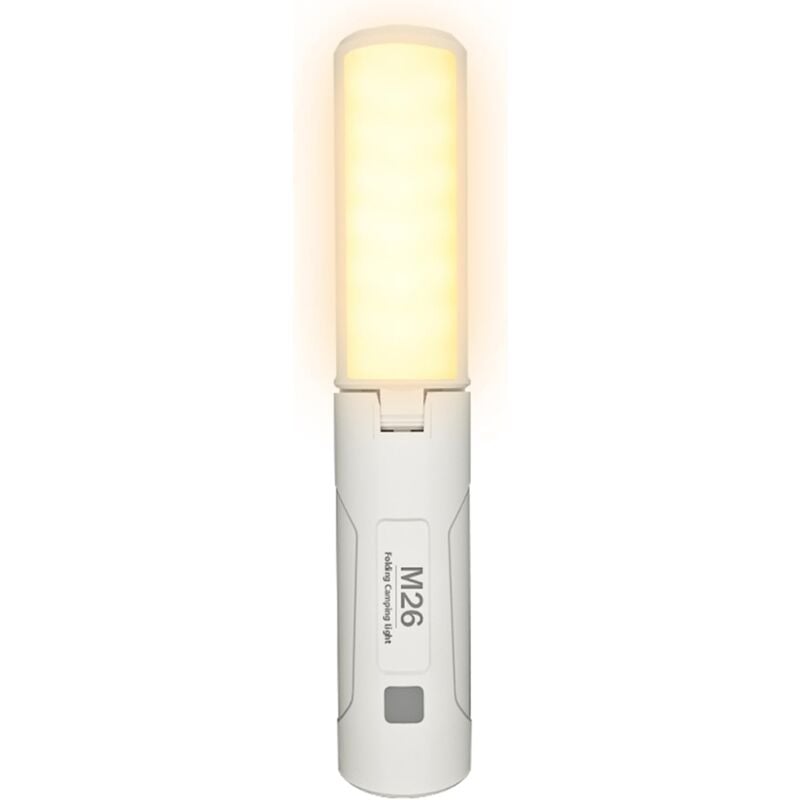 Lampe de camping rechargeable, lampe de camping magnétique portable avec batterie 2000 Ah, lampe de poche étanche IP44, lampe de poche portable pour