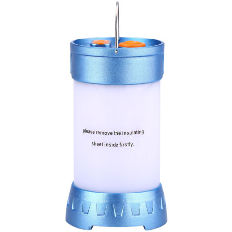 Lampe de camping rechargeable par USB, 5 modes, 30 LED, portable, étanche, magnétique, bleue