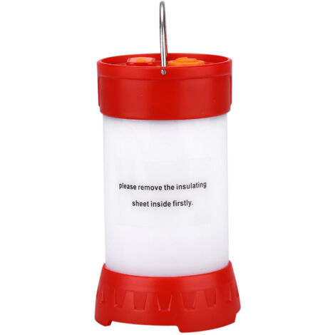 Lampe de camping rechargeable par USB, 5 modes, 30 LED, portable, étanche, magnétique, rouge