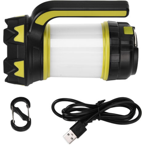Lampe de Camping Rechargeable USB LED, 6 Modes d'Éclairage pour Randonnée et Urgence
