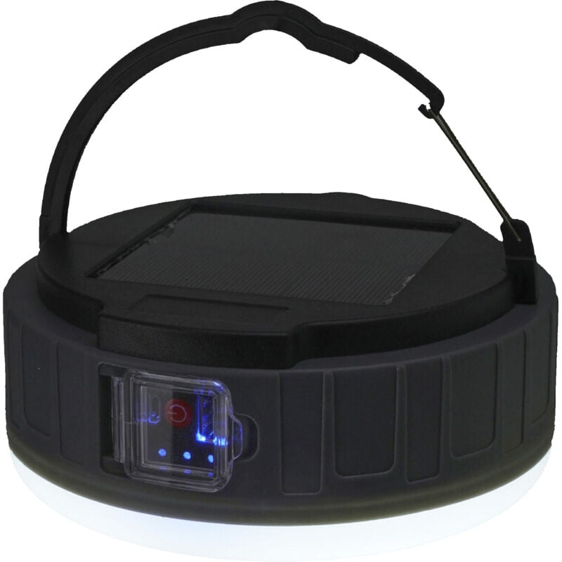Wellhome - Lampe de camping avec panneau solaire en polypropylène 16x16x6,7cm