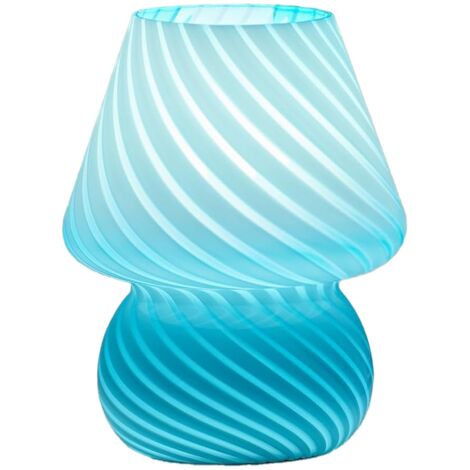 LAMPE DE CHAMBRE, style Murano, verre rayé, avec ampoule LED One Wish