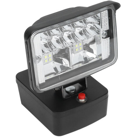 Lampe de chantier LED Milwaukee M18 18V portable, 11W, étanche pour extérieur