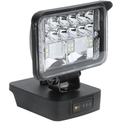 Lampe de chantier LED portable 11W compatible batterie lithium 18V