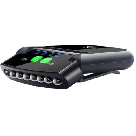 Lampe de chapeau multifonctionnelle, lampe frontale à 6 LED avec détecteur de mouvement, lampe de visée sphérique étanche à clipser, lampe de camping et de pêche rechargeable et rotative à 180°