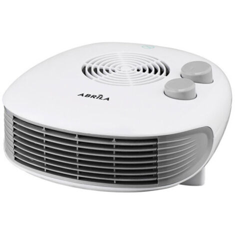 Lampe de chauffage soufflant horizontal 2000w blanc 3 fonctions, 2 puissances éclairage pilote régulateur Thermostat 10x24.5x26.