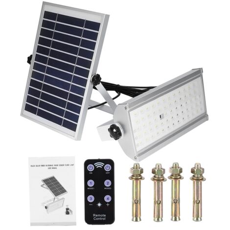Lampe de chemin extérieure de jardin de sécurité de lumière de capteur de mouvement d'énergie solaire de 65 LED