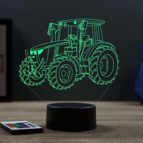 Lampe de chevet 3D Tracteur John Deere