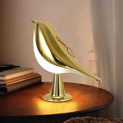 Lampe de chevet à commande tactile, belle lampe LED oiseau, lampe de chevet parfumée, lampe de nuit créative décorative (lampe aromatique)