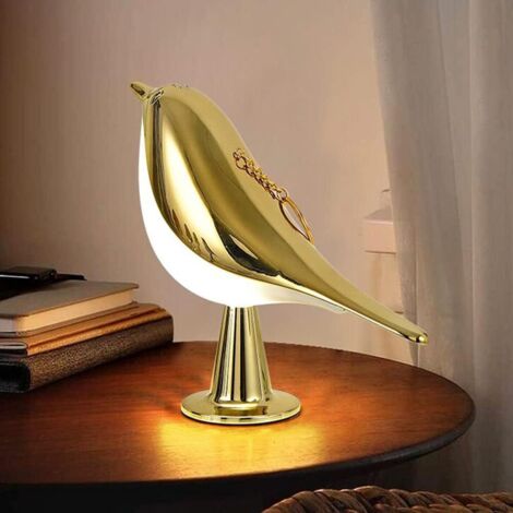 Lampe de chevet à commande tactile, belle lampe LED oiseau, lampe de chevet parfumée, lampe de nuit créative décorative (lampe aromatique)