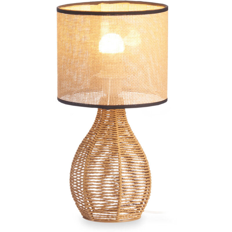 Lampe de chevet avec abat-jour en cannage viennois, ø 20 cm