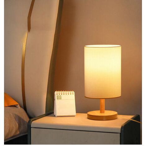 Chevet Lampe A Poser Lampe de Table avec Les Ports USB et sans Fil