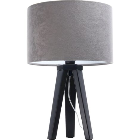 Lampe de chevet classic 010s-012 - Noir, Blanc, gris