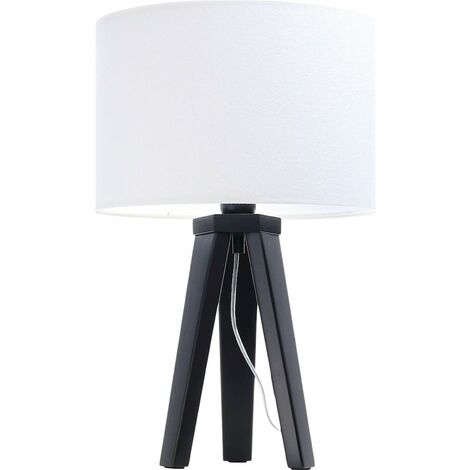Lampe de chevet classic 010s-060 - Noir, blanc