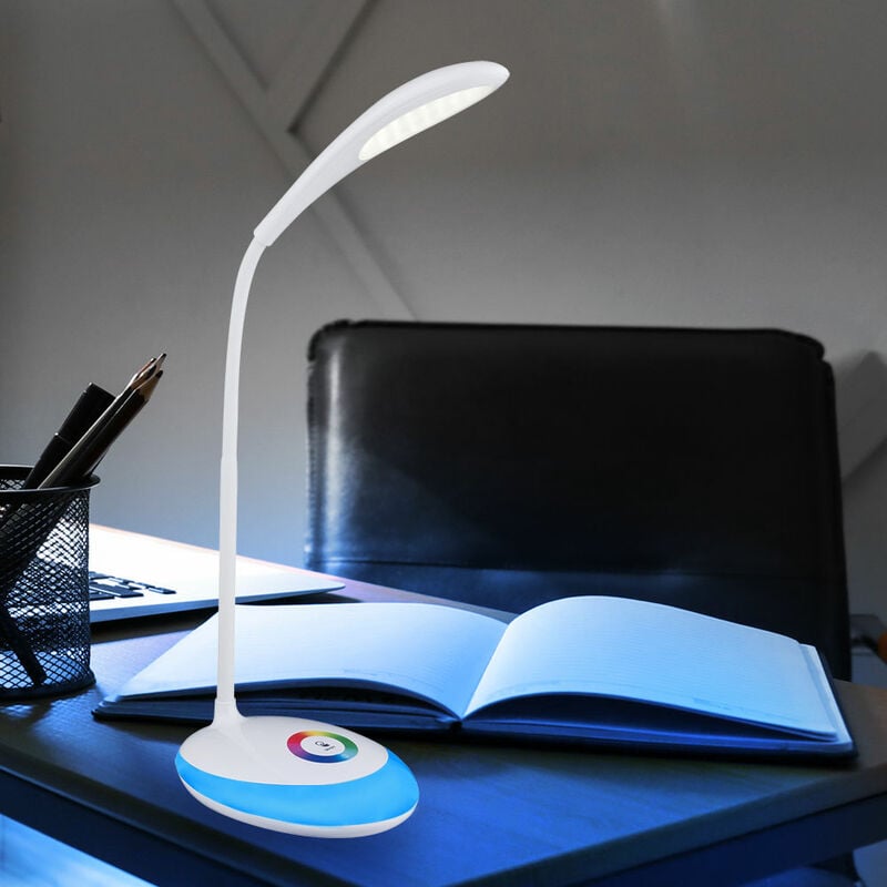 Etc-shop - Lampe de chevet d'écriture à led rvb, gradateur tactile réglable, lampe de lecture à changement de couleur