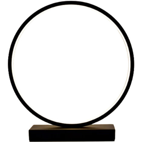 Lampe de chevet décorative avec interrupteur, lampe de lecture à intensité variable, veilleuse LED, lampe de chevet ronde, lampe de table