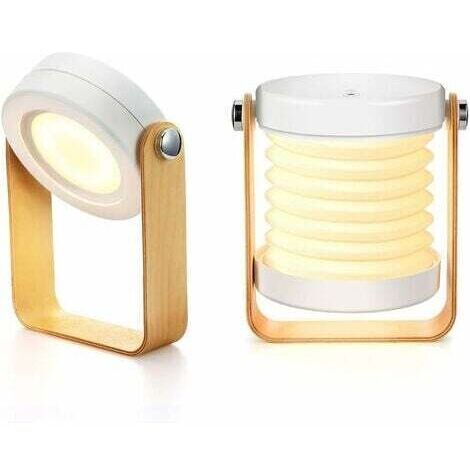 Lampe de chevet Dimmable Touch Light, Lampes de chevet portables pour lampe de chevet avec table de nuit portable Safe Night Light
