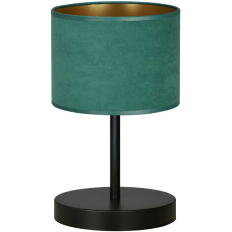 Lampe de chevet Emibig Hilde métal noir/vert E27 34cm