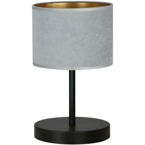 Lampe de chevet Emibig Hilde métal noire/grise E27
