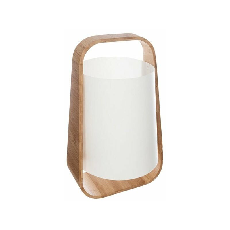 Silumen - Lampe de Chevet en Bambou et en Papier 23cm