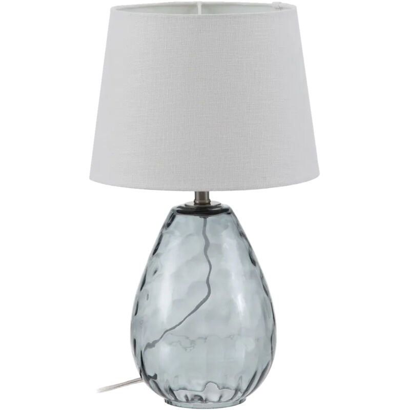 Lampe en verre gris 41 cm