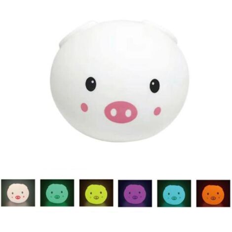 LAMPE DE CHEVET LED RGB TACTILE EN SILICONE SOUPLE POUR ENFANTS