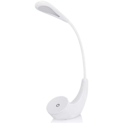 Lampe de Chevet LED, USB Rechargeable Sans Fil 3 Niveaux de Luminosité Contrôle Tactile, 4000K Blanc ，