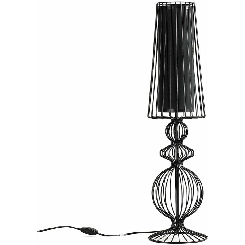 Lampe de chevet moderne noire