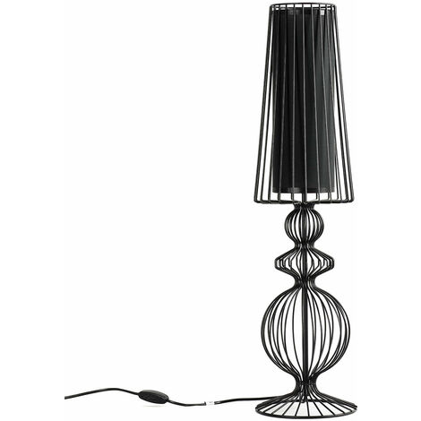 Lampe de chevet moderne noire