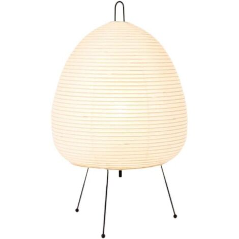 Lampe de chevet nordique moderne Design rétro minimaliste Salon Style japonais Lampes de table Lampe en papier de riz