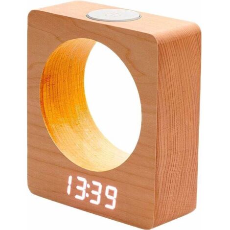 Lampe de chevet radio réveil spécial veilleuse bébé avec éclairage spécial réglable, utilisable aussi comme reveil enfant avec horloge numérique digitale LED Pour bebe garcon