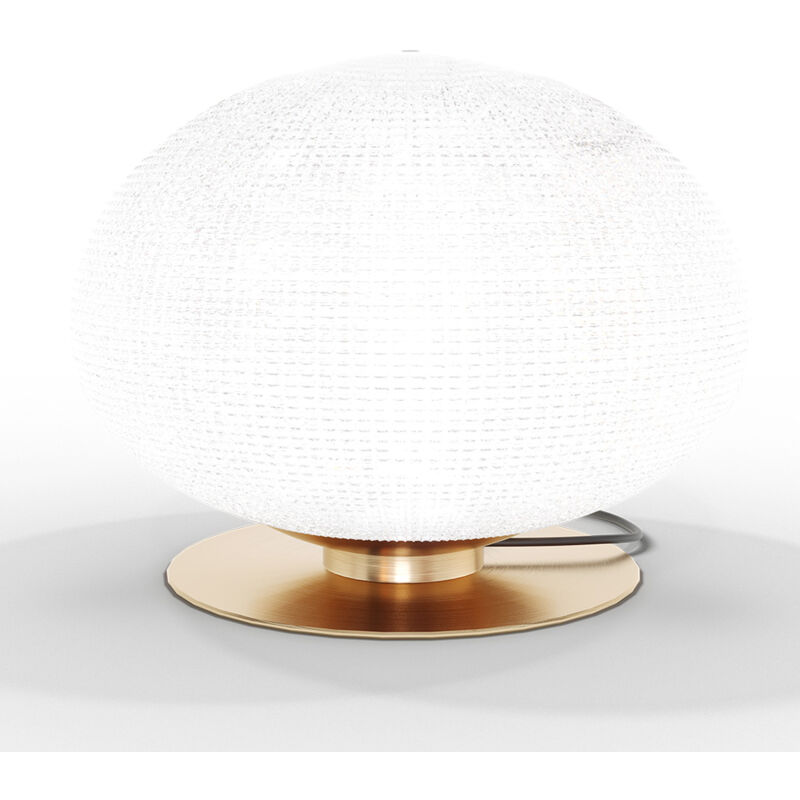 Lampe de table - Lampe de salon designer - Boule de cristal - Bale Doré Lampe de table - Lampe de salon designer - Boule de cristal - Bale Doré