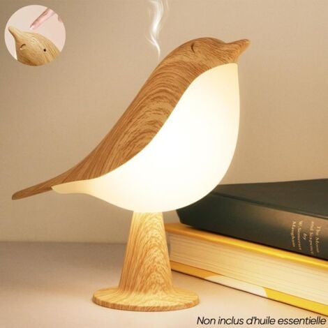 WENCOTTRI Lampe de Chevet Tactile, Lampe De Table Rechargeable,3 Modes Dimmable, Sans Fil, Décoration pour Maison, Chambre Bureau