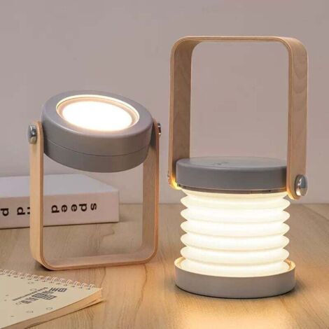 Lampe de chevet tactile réglable, lampe de chevet avec veilleuse de sécurité portable pour table de chevet