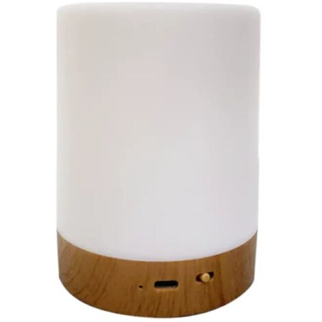 Lampe de chevet tactile sans fil à intensité variable avec minuterie et 3 niveaux de luminosité