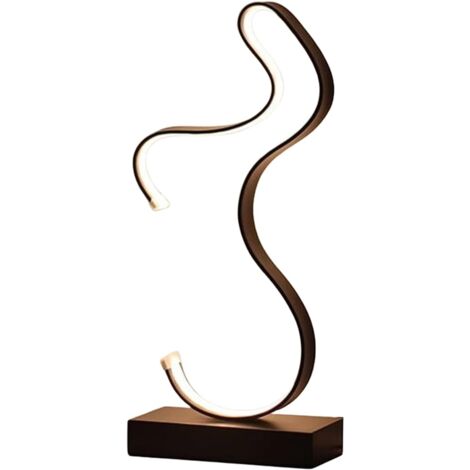Lampe De Chevet - Veilleuse À Art Abstrait Avec 3 Modes - Lampe De Chevet