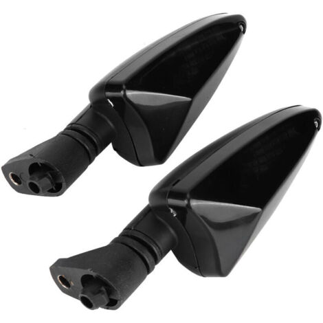 Lampe de clignotant pour moto, 1 paire de clignotant pour clignotant de moto, adapte 800 2011-2013, 1050 2007-2013, 675/R 2009-2014, Street Triple 675 2007-2013(noir fum)
