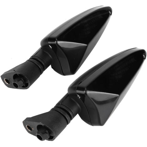 Lampe de clignotant pour moto, 1 paire de clignotant pour clignotant de moto, adaptée à 800 2011-2013, 1050 2007-2013, 675/R 2009-2014, Street Triple 675 2007-2013(noir fumé)