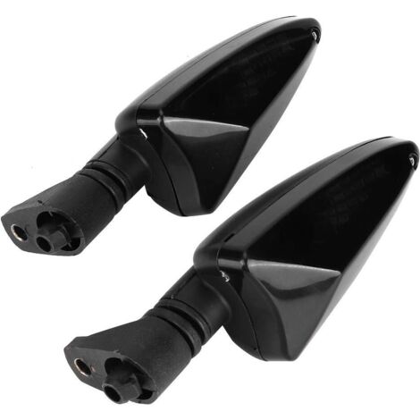 Lampe de clignotant pour moto, 1 paire de clignotant pour clignotant de moto, adaptée à 800 2011-2013, 1050 2007-2013, 675/R 2009-2014, Street Triple 675 2007-2013(noir fumé)